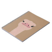 Straußengesicht Notizblock (Linke Seite)