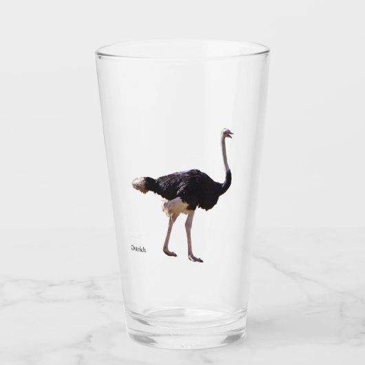 Straußenglas Glas (Vorderseite)