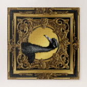 Straußengoldzierrahmen Puzzle (Horizontal)