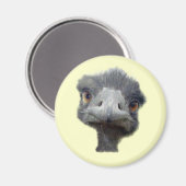 Straußenkopf Magnet (Vorderseite/Rückseite)