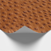 Straußenleder-Verpackungspapier Geschenkpapier (Ecke)