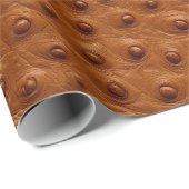 Straußenleder-Verpackungspapier Geschenkpapier (Rolleneckpunkt)