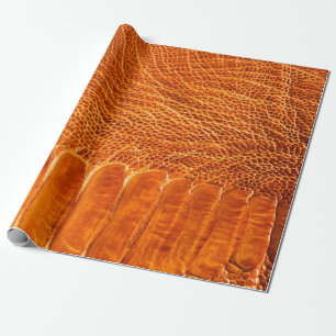 Straußenlederstruktur Geschenkpapier