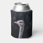 Straußenportrait Dosenkühler (Kanne Rückseite)