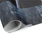 Straußenportrait Geschenkpapier (Rolleneckpunkt)