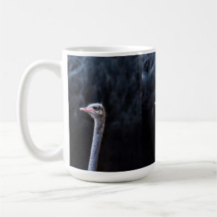 Straußenportrait Kaffeetasse