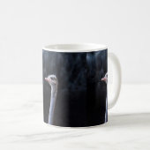Straußenportrait Kaffeetasse (VorderseiteRechts)