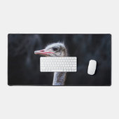 Straußenportrait Schreibtischunterlage (Tastatur & Maus)