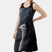 Straußenportrait Schürze (InSitu)