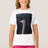 Straußenportrait T-Shirt (Vorderseite)