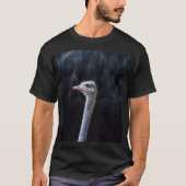 Straußenportrait T-Shirt (Vorderseite)