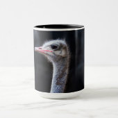 Straußenportrait Tasse (Zentrum)