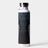 Straußenportrait Trinkflasche (Rechts)