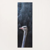 Straußenportrait Yogamatte (Rückseite)