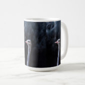 Straußenporträt    kaffeetasse (VorderseiteRechts)