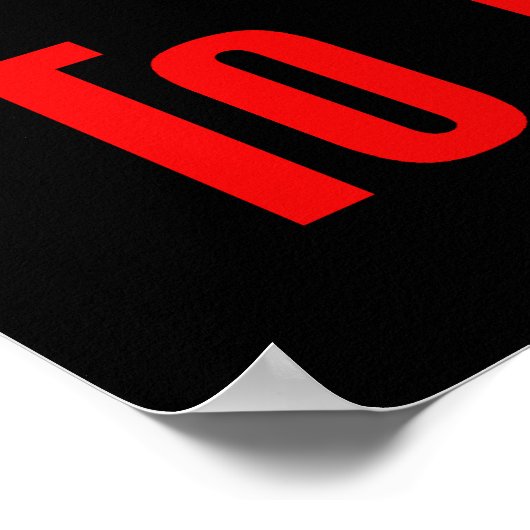 Straußenreligion Poster (Ecke)