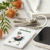 Straußenrennen im Sumpf Schlüsselanhänger (Vorderseite rechts)