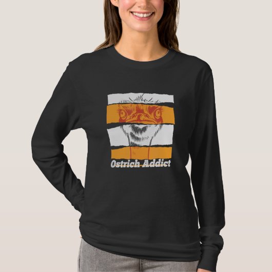 Straußenstrich Straußenstrich-Bauer Straußenhoden T-Shirt (Vorderseite)