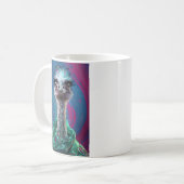 Straußenthemen-Tasse Kaffeetasse (Vorderseite Links)