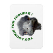 Straußenunruhe Magnet (Vertikal)