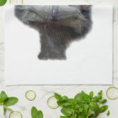 Straußkopf Handtuch (Gefaltet)