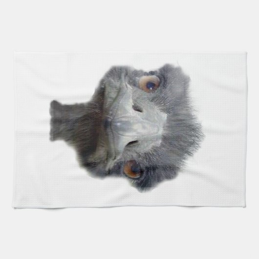 Straußkopf Handtuch (Horizontal)