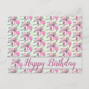 Straußlilie Postkarte