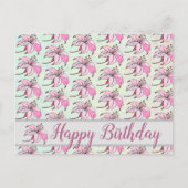 Straußlilie Postkarte (Vorderseite)