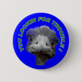 Straußproblem Button (Vorderseite)