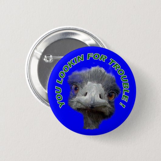 Straußproblem Button (Vorne & Hinten)