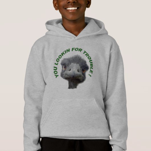 Straußproblem Hoodie (Vorderseite)