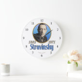Stravinsky Große Wanduhr (Zuhause)