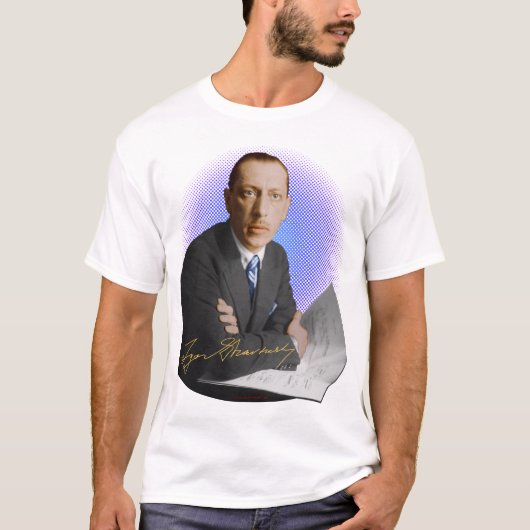 Stravinsky Unterzeichnung T-Shirt (Vorderseite)