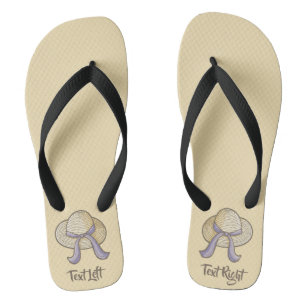 Straw Hat Beige Badesandalen