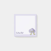 Straw Hat Lilac Post-it Klebezettel (Vorderseite)