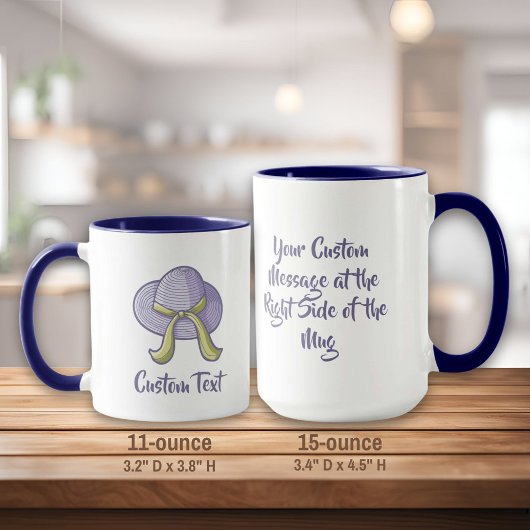Straw Hat Lilac-Tasse Tasse