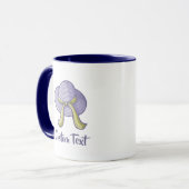 Straw Hat Lilac-Tasse Tasse (Vorderseite Links)