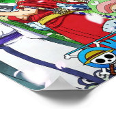 Straw Hats WANO One Piece Poster (Ecke)