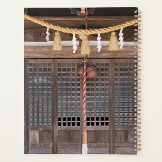 Straw Rope Decoration in einem Tempel Planer (Rückseite)