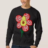 Straw Vocado Blume Sweatshirt (Vorderseite)