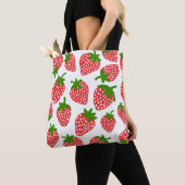 Strawberrie nahtloses Muster. Vintage Darstellung Tasche (Von Nahem)