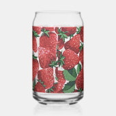 Strawberries and Cream Pattern Dosenglas (Rechts)