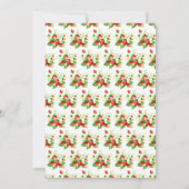 Strawberries and Daisies Baby Shower Einladung (Rückseite)