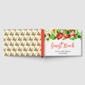 Strawberries and Daisies Baby Shower Gästebuch (Voll)