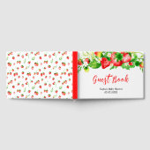 Strawberries and Daisies Baby Shower Gästebuch (Voll)