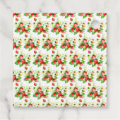 Strawberries and Daisies Baby Shower Thank You Geschenkanhänger (Rückseite)