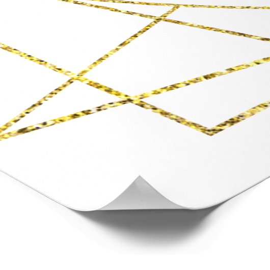 Strawberries and Daisies Baby Shower Welcome Poster (Ecke)