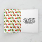 Strawberries and Daisies Birthday Dankeskarte (Innenseite)