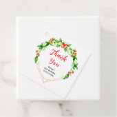 Strawberries and Daisies Birthday Party Danke Geschenkanhänger (Beispiel)