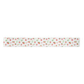 Strawberries and Daisies Pattern Satinband (Vorderseite)